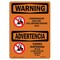 Signmission Sign, 3.5" H, 5" W, Underground Gas Line Call No. 811 Bilingual, Landscape, WS-D-35-L-12871-10PK OS-WS-D-35-L-12871-10PK - alternate 1